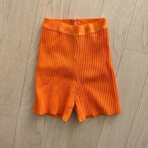 House of CB - Orange Knit Shorts